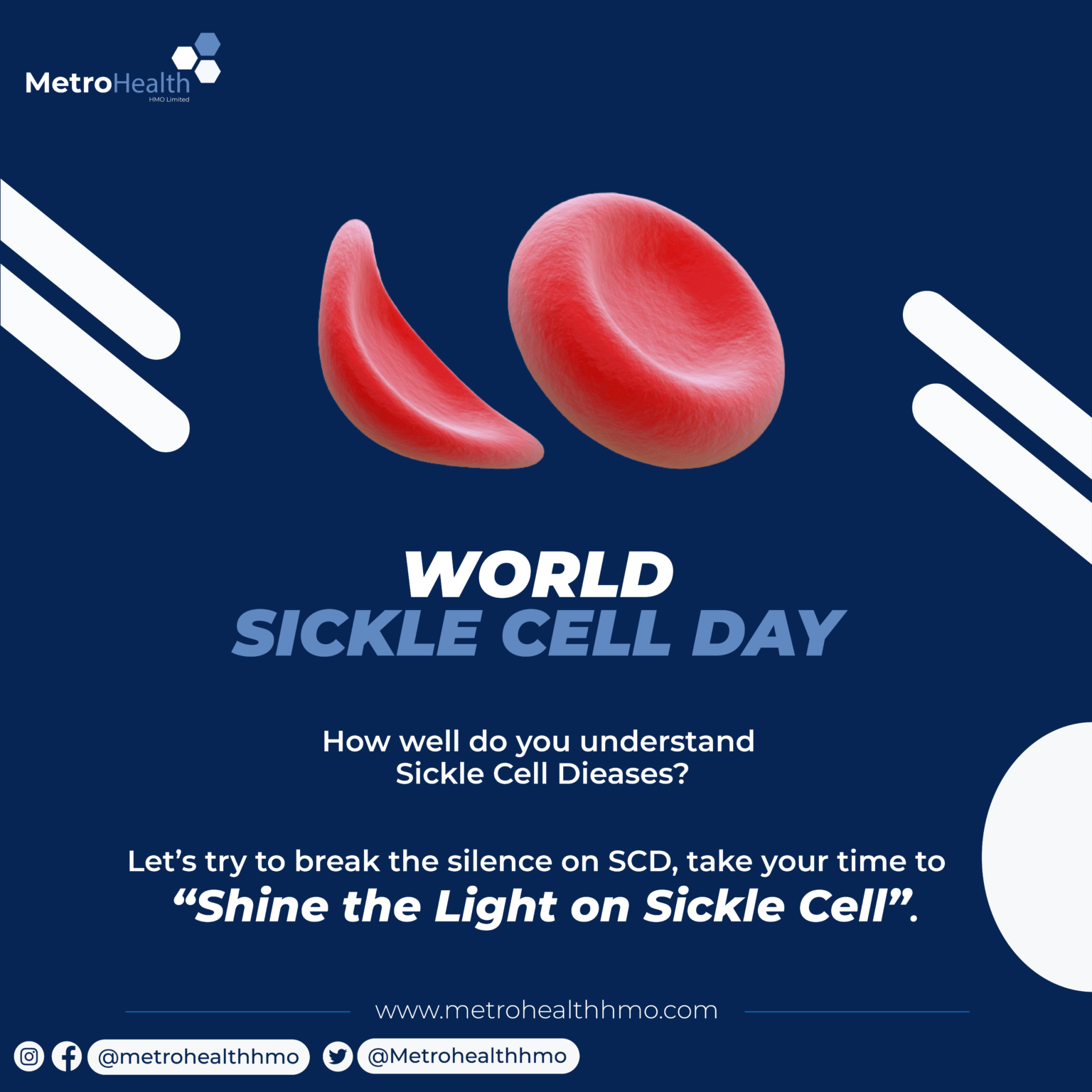 WORLD SICKLE CELL DAY 2021. MetroHealth HMO